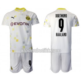 Borussia Dortmund Erling Braut Haland 9 Barn Tredjedraktsett 2020-2021 Kortermet (+ Korte bukser)